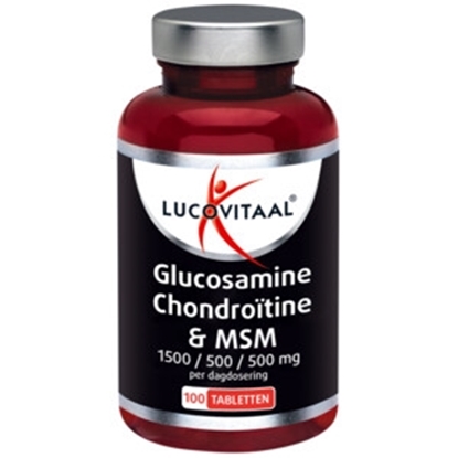 LUCOVITAAL GLUCOSAMINE CHONDROITINE  MSM 100 TABL